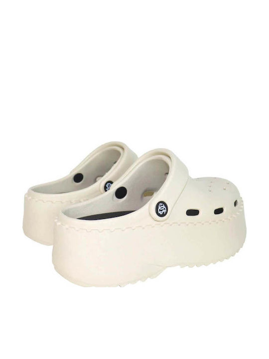 Superdry Pura Moqs 2400/mcq 1200 Slide Shoes Women Clogs Beige