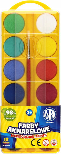 Astra Aquarellfarbenset Bunte 12Stück