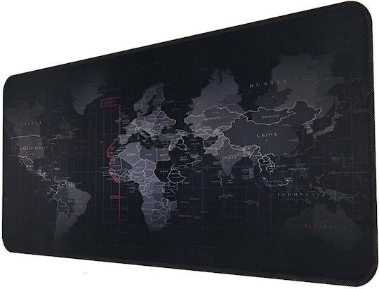 Padea Pentru Mouse Gaming Design Hartă Mondială XXL (800mm) Neagră ED026
