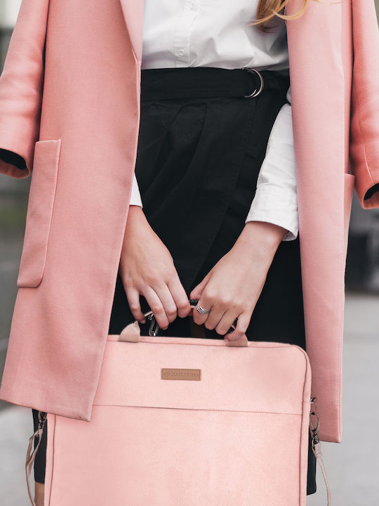 Zagatto Wasserdicht Tasche für Laptop 15.6" in Rosa Farbe ZG614