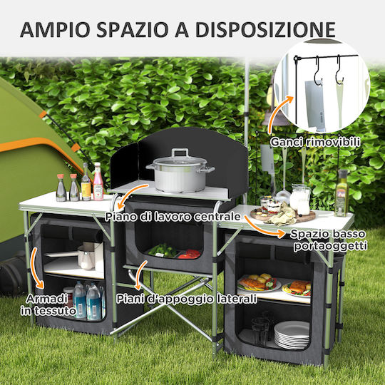 Outsunny Εστία Μαγειρέματος για Camping 48εκ.