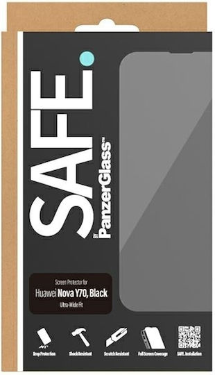 PanzerGlass Displayschutzfolie Schwarz (Huawei Nova Y70)