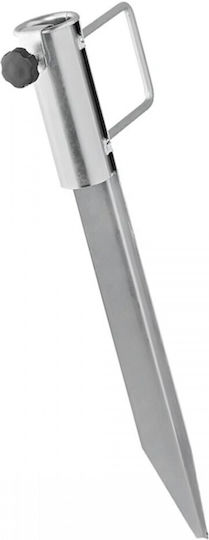 ProPlus Metallische ProPlus Sonnenschirmständer Nagler Metall Silber