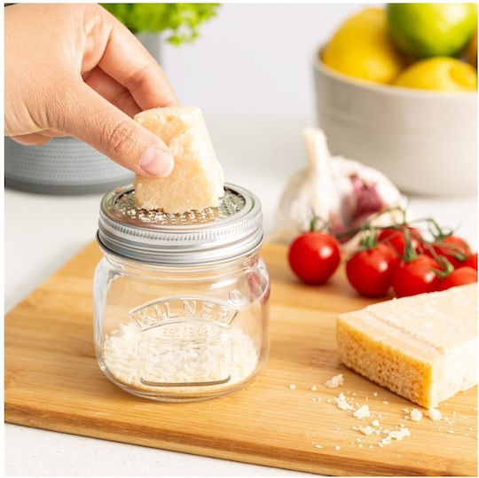 KIlner Βάζο Γενικής Χρήσης με Αεροστεγές Καπάκι από Ανοξείδωτο Ατσάλι Διάφανο 250ml