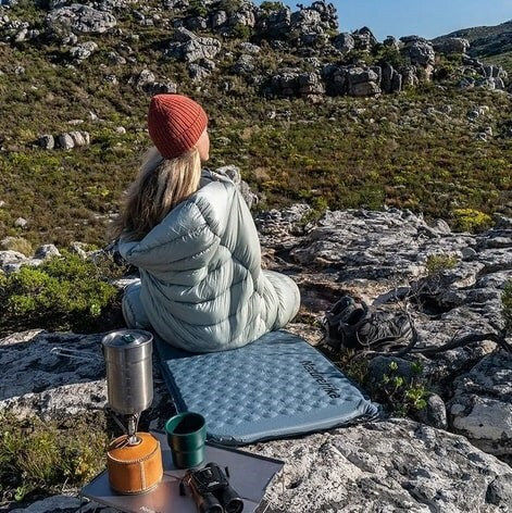Naturehike Самонадуване Единично Подложка за къмпинг 185x55см С дебелина 7.5см в Син цвят