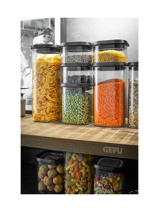 Gefu Vase General Use with Lid Glass Transparent 400ml