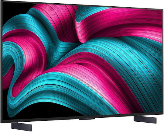 LG Smart Τηλεόραση 42" 4K UHD OLED evo AI C5 HDR (2025) OLED42C55LA