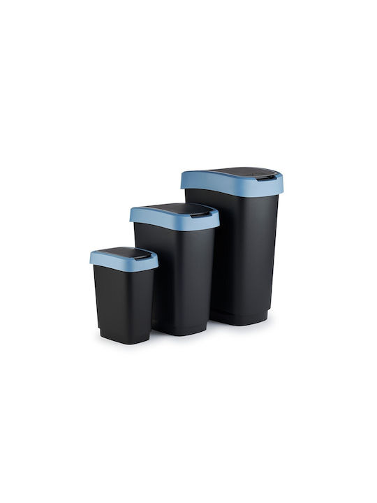 Rotho Babydesign Twist Abfalleimer Abfall Kunststoff Blau 50Es 1Stück