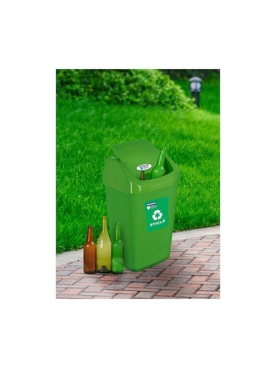 Eco 35 L Recyclingbehälter Grün