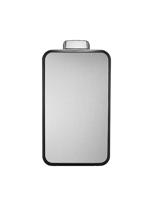 Eko Coș Eco Slim De Gunoi Din Oțel Inoxidabil Cu Pedală Argintiu Mat 45lt