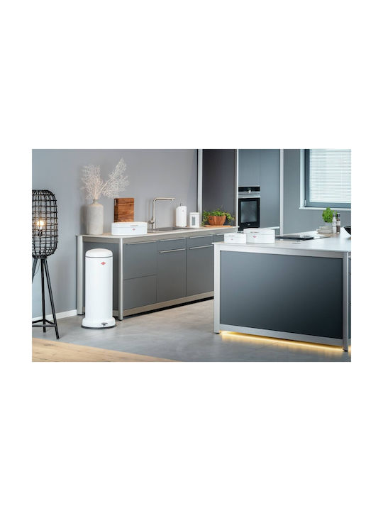 Trash Bin 30L White Matt Big Baseboy Wesco