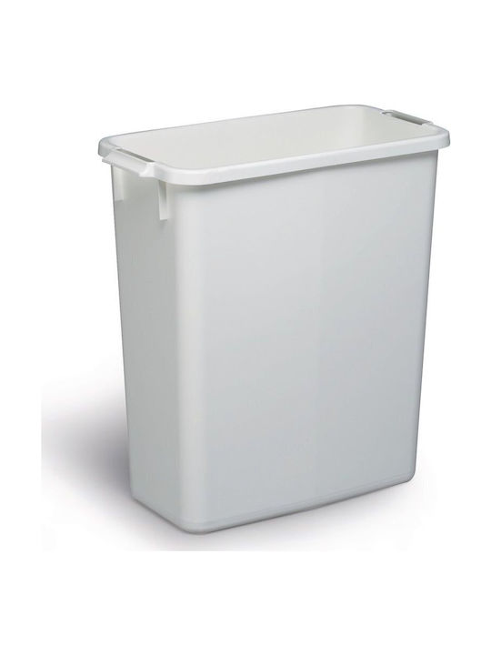 Durable Κάδος Απορριμμάτων Πλαστικός Λευκός 60lt