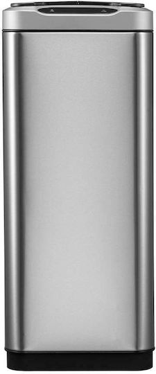 Eko Phantom Waste Bin Made of Stainless Steel with Grey Sensor 40lt