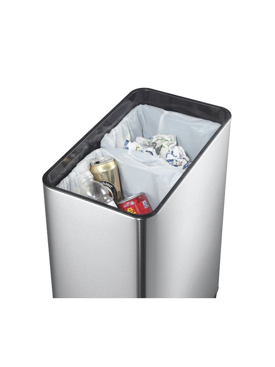 Eko Phantom Coș de Gunoi din Oțel Inoxidabil cu Senzor Gri 40lt 1buc