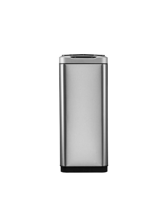 Eko Phantom Coș de Gunoi din Oțel Inoxidabil Silver Matt 45lt 1buc