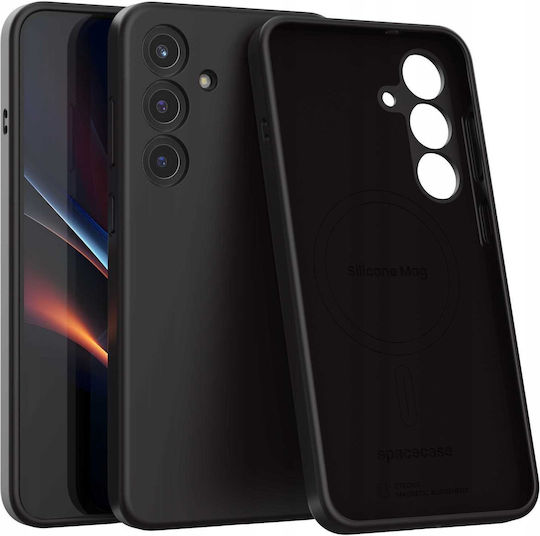 Spacecase Silicone Back Cover Σιλικόνης Μαύρο (Galaxy S25+)