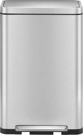Eko X-cube Kitchen Abfalleimer Abfall aus Edelstahl mit Pedal Gray 30Es 1Stück