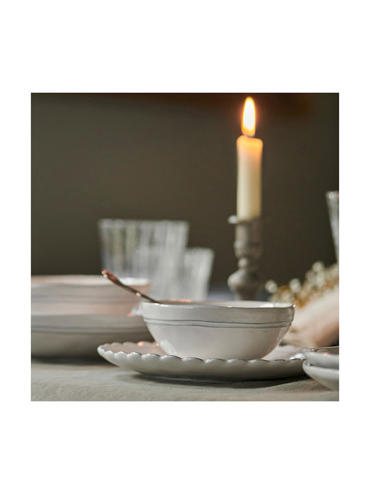 Laura Ashley Artisan Müslischüssel Rund Keramik White mit Durchmesser 13cm