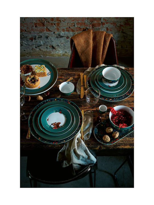 PiP Studio Winter Wonderland Μπωλ Σερβιρίσματος για Ντιπ Στρογγυλό Green με Διάμετρο 9.5εκ.