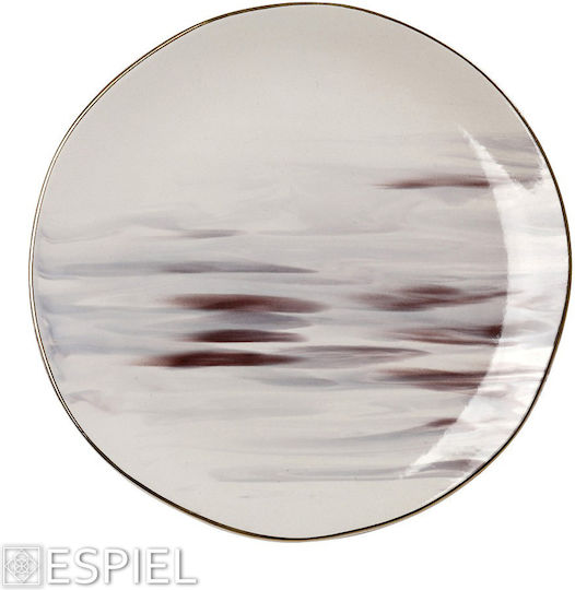 Espiel Snow Bol de Servire pentru Sosuri Rotund Metalic Gri cu Diametru 6buc