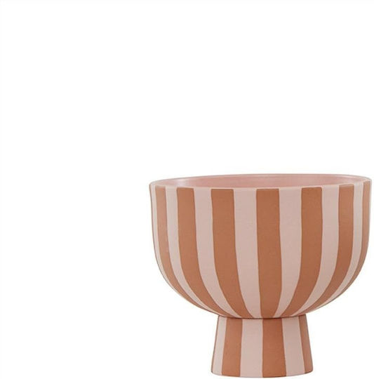 OYOY Bol de Servire Rotund Ceramică Roz cu Diametru 15buc