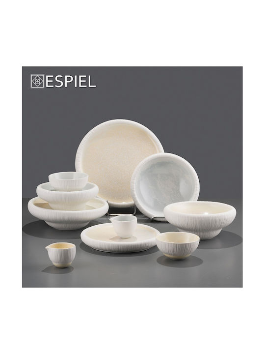 Espiel Zen Sun Купа за сервиране Кръгла от порцелан Бежов с диаметър 11.5бр