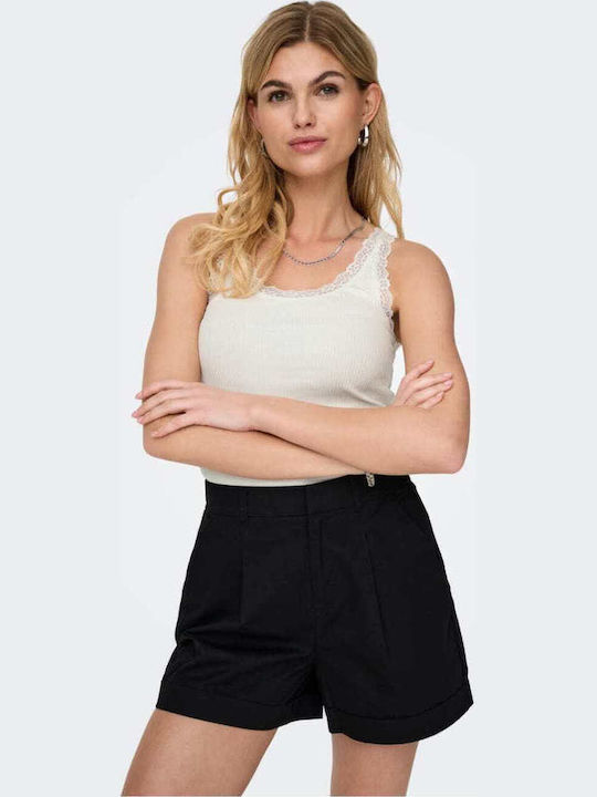 Women's Blouse Cotton Sleeveless White