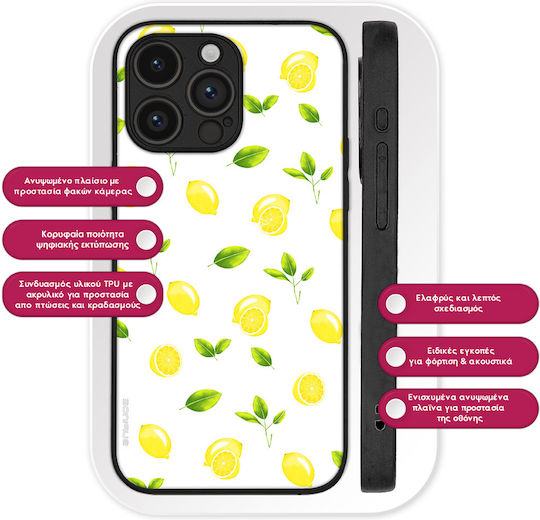 Husă Sonique Fruit Series Motorola Moto G32 Lămâie 01