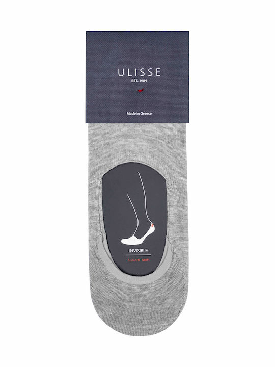 Socks Men Ulisse Invisible Grey Sc-m100-266 Sc-m100-266-m100 Black