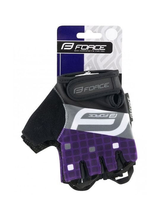Force Square Half Finger Cycling Gloves Adults Multicolored