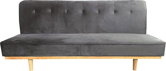Celeste Three-Seater Couch Bed Grey 193x85x88 cm