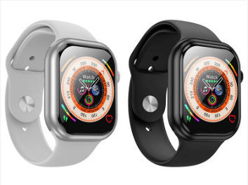 Borofone BD10 Aluminium Smartwatch mit Pulsmesser (Weiß)