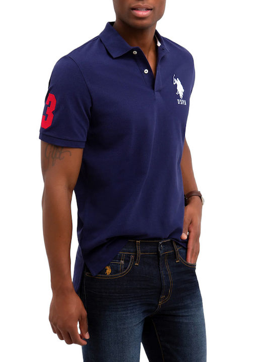 Polo Μπλούζα Κοντομάνικη Navy Μπλε