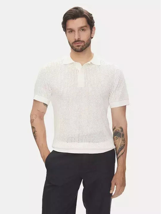 Polo Short Sleeve Blouse White