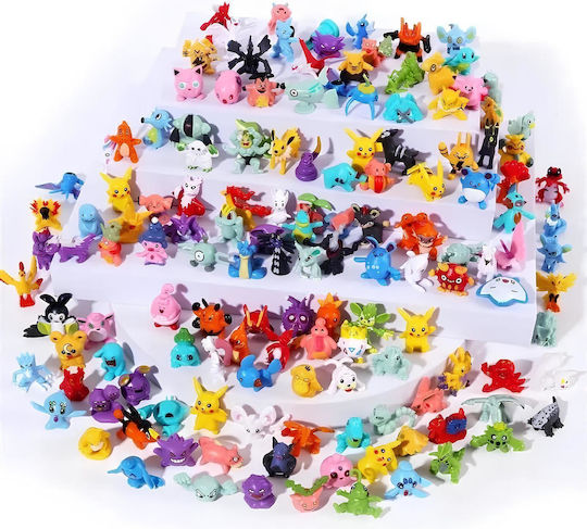Set de Figurine Pocket Monster 144 Piese Miniaturi Figuri Iconice Din Serie
