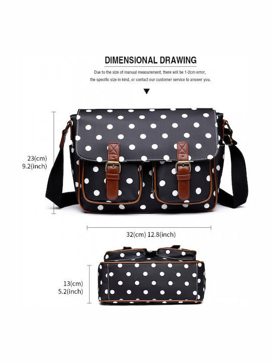 Loren Damen Handtasche Schwarz