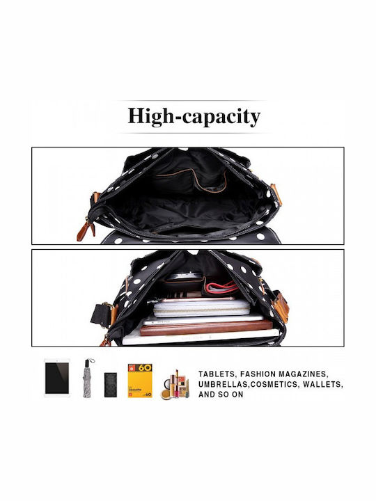 Loren Damen Handtasche Schwarz