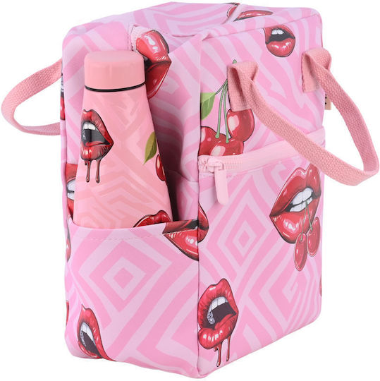 Estia Insulated Bag Handbag Save The Aegean 7 liters Blush Pop