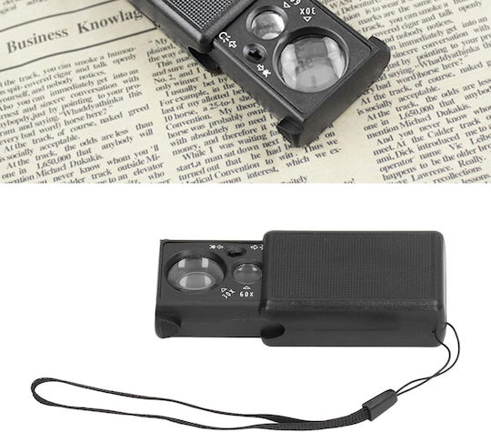 Magnifying Lens Jewler Loop Magnifying Lenses Optical Glass 30x 60x Led Lighting Review Design Removable Compact Portable Lanyard 445356