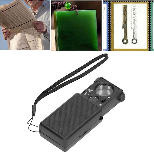 Magnifying Lens Jewler Loop Magnifying Lenses Optical Glass 30x 60x Led Lighting Review Design Removable Compact Portable Lanyard 445356
