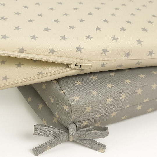 Beboulino Πάντα Κλασική Stars Beige Grey 60x120cm