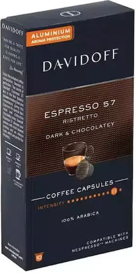 Davidoff Капсули Еспресо Съвместими с машина Nespresso 10капси