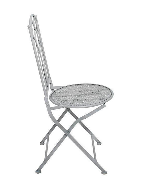 Fylliana Garten- und Outdoor-Möbelsets für kleinen Balkon Gordon 3 Stück Grau