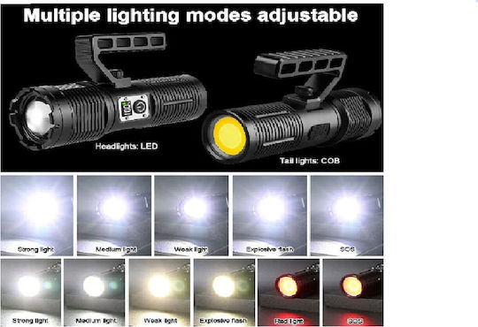 Wiederaufladbar Handstrahler LED mit maximaler Helligkeit 25lm Weiß