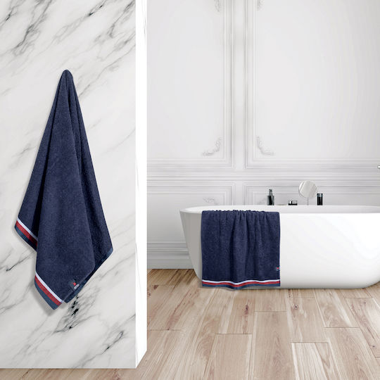 Greenwich Polo Club Bath Towel Set 3pcs 3063 Dark Blue Weight 520gr/m²