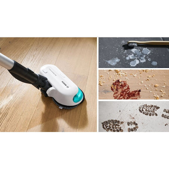 Bosch Unlimited 7 Презареждаща Вертикална Прахосмукачка 2 В 1 Stick И Ръчна 18V Тюркоазена