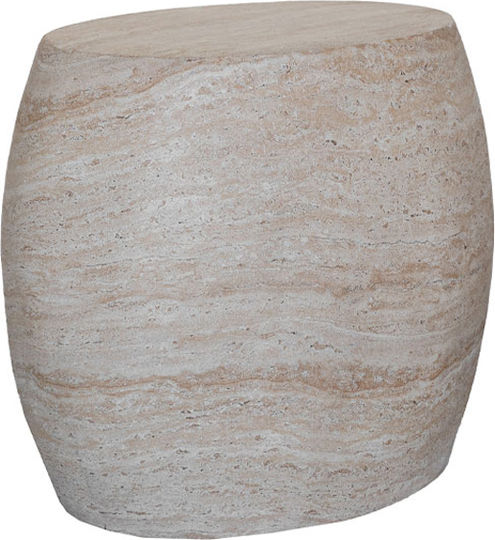 Side Table Lithos L62xW43xH52.5cm. Beige Side Table Lithos L62xW43xH52.5cm. Beige