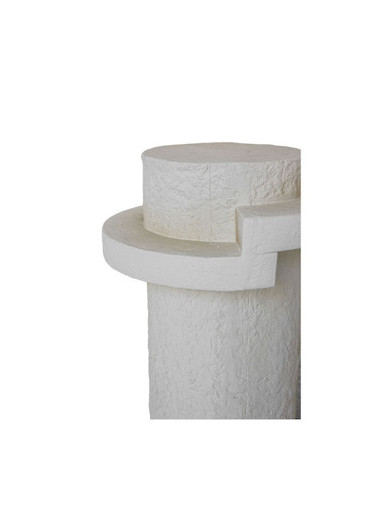 Round Side Table River Beige L45.5xW45.5xH55cm.