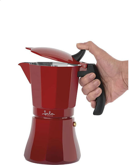 Jata Μπρίκι Espresso 6cups Κόκκινο