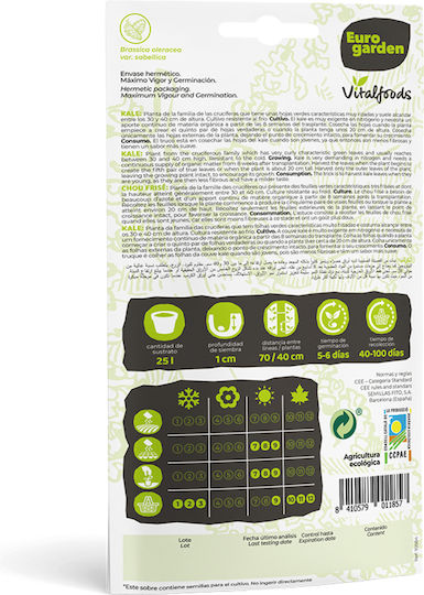 Σαλάτα Kale 3gr Σπόροι Vitalfoods Σαλάτα Kale 3gr Σπόροι Vitalfoods